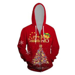 Unisex 3D Printed Christmas Sweatshirts