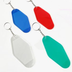 Vintage Style Motel Keychain Key Tag