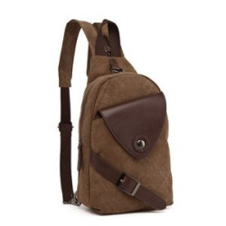 Canvas Sling Crossbody Shoulder Bag