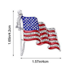 Brooch American Flag Pins