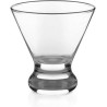 Brisbane Stemless Martini Glass- Deep Etch 8oz