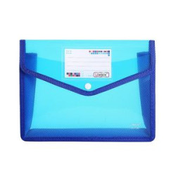A4 Size Document Storage Bag With Snap Button
