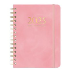 Weekly Monthly Planner Spiral Notebook