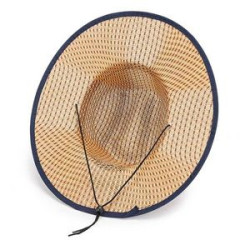 Straw Hat With Custom Patch