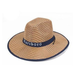 Straw Hat With Custom Patch