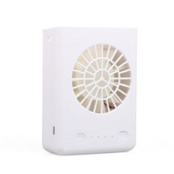 Portable Necklace Folding Fan With Night Light