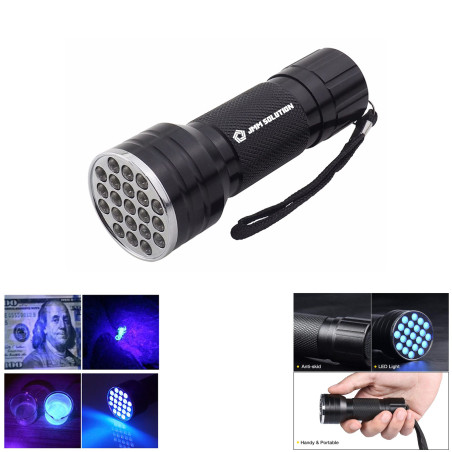 21 LEDs Mini UV Black Light Flashlight