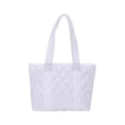 Quilted Puffer Down Cotton Winter Tote Bag