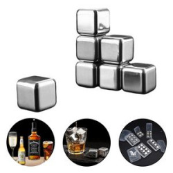 Wine Stones Stainless Silver