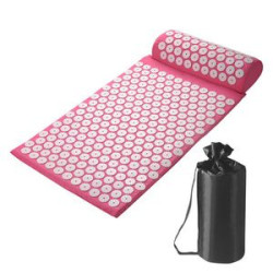 Acupressure Mat And Pillow Set For Lower Back Pain Relief
