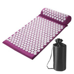 Acupressure Mat And Pillow Set For Lower Back Pain Relief