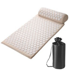 Acupressure Mat And Pillow Set For Lower Back Pain Relief