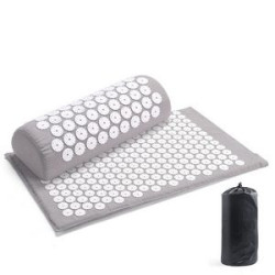 Acupressure Mat And Pillow Set For Lower Back Pain Relief