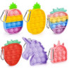 Mini Pop Bubble Sensory Fidget Toys Anxiety Keychain