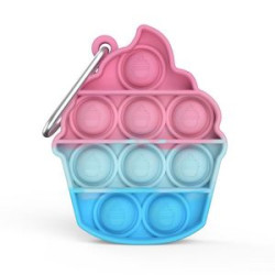 Mini Pop Bubble Sensory Fidget Toys Anxiety Keychain