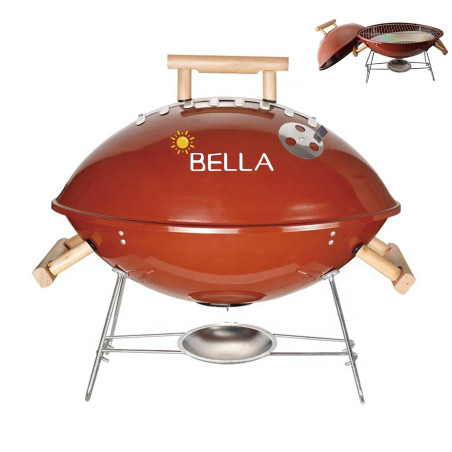 Football BBQ Steel Grill