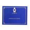 PU Diploma Cover with Moire Background