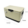 Car mounted outdoor retro iron cooler insulated case