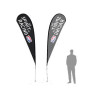 15' TearDrop Flag W/ Single Sided Printing