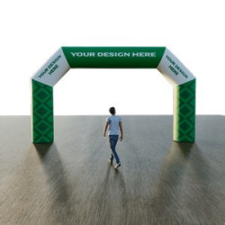 Custom Inflatable Arch - Angled, Constant or Sealed Air