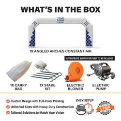 Custom Inflatable Arch - Angled, Constant or Sealed Air