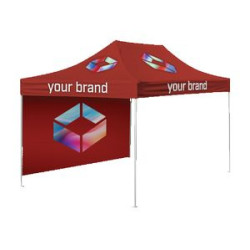 10'x15' Pro Package with Printed Top and Wall