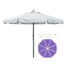 Acapulco Commercial Market Umbrella - 9' Round/ 8 Panels + Steel Pole