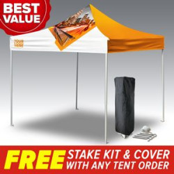 10'x10' Custom Printed Pop Up Tent