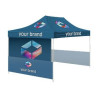 10'x10' Expo Package with Printed Top, Wall and Rail skirts