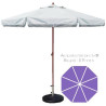 Acapulco Commercial Market Umbrella - 9' Round/ 8 Panels + Wood Look Pole