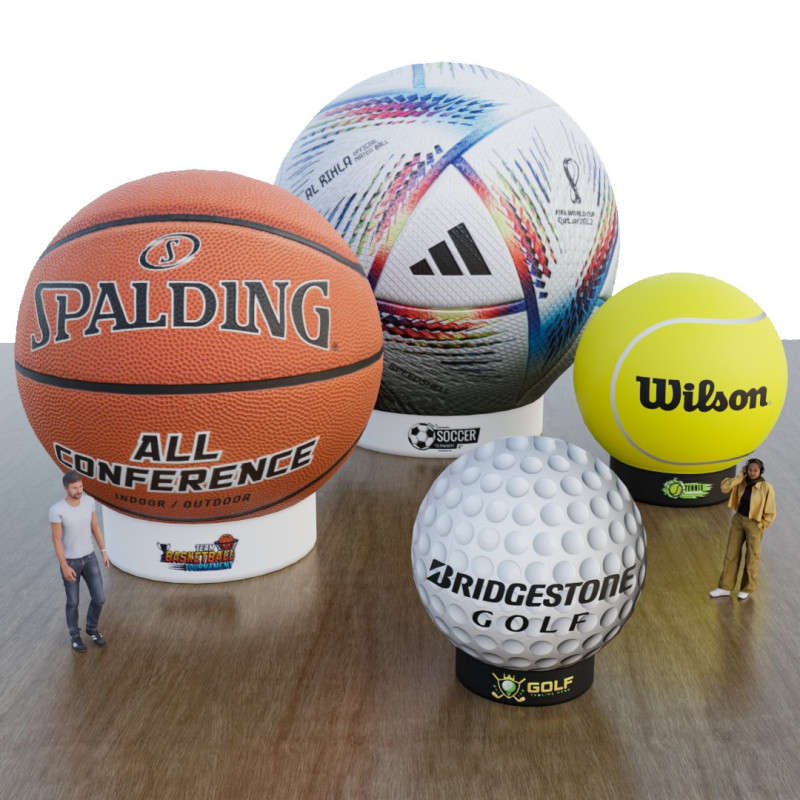 Custom Inflatable Ball - (6' 8' 10', Constant or Sealed Air)