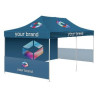 10'x20' Expo Package with Printed Top, Wall and Rail skirts