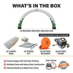 Custom Inflatable Arch - Round, Constant or Sealed Air