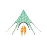 26' Sky Star Tent With Full Dye Sub Printed Polyester Top