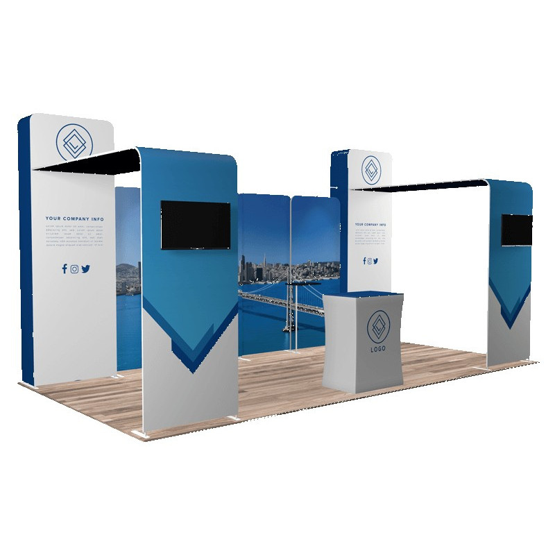 10'x20' Quick-N-Fit Booth - Package  1201