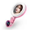 Rechargeable Cell Phone Illuminated Mirror Accessory