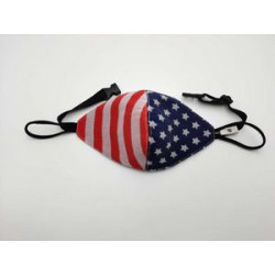 Rechargeable LED Face Mask - Curved Jacquard
