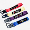 Embroidered Fabric Key Tag