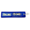Embroidered Fabric Key Tag