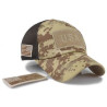 Camouflage Baseball Cap with Adjustable USA Flag Patch
