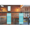 Social Distancing Stanchion Covers 12"x30" Pre-Printed