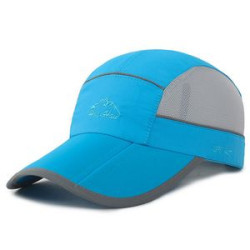 Unstructured Dry Fit Folding Polyester Running Cap