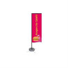 Single Sided Rectangular Flag - Small