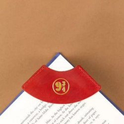 Corner Leather Bookmark
