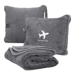 Custom Airplane Blanket and Pillow