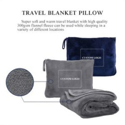 Custom Airplane Blanket and Pillow