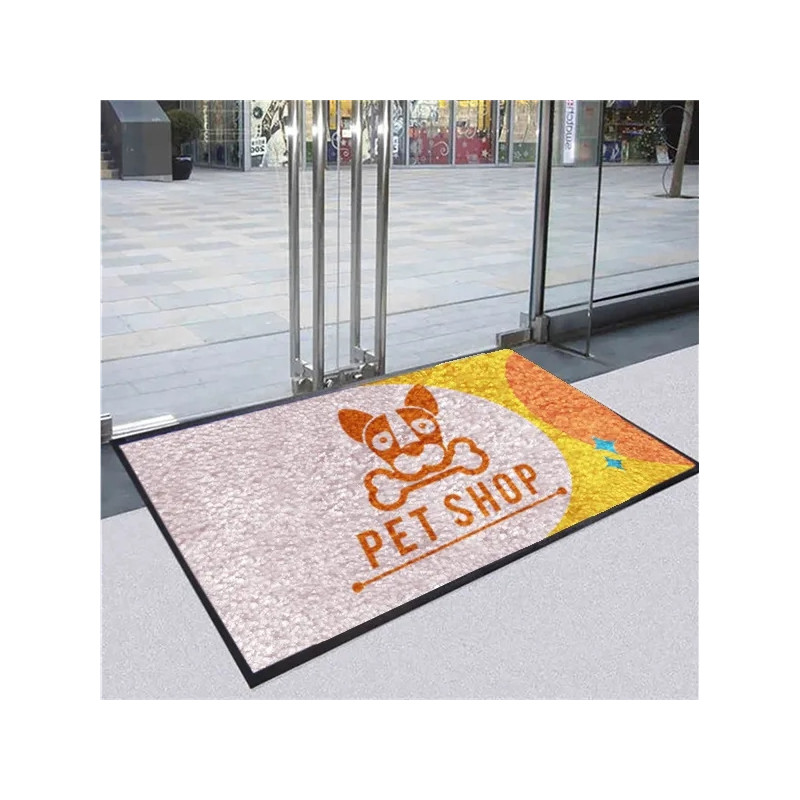 Custom Logo Mats Rubber Backing Standard 3x5FT