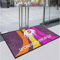 Custom Logo Mats Rubber Backing Standard 3x5FT