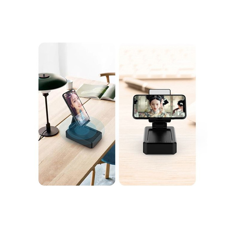 Phone Holder w/Bluetooth Speaker