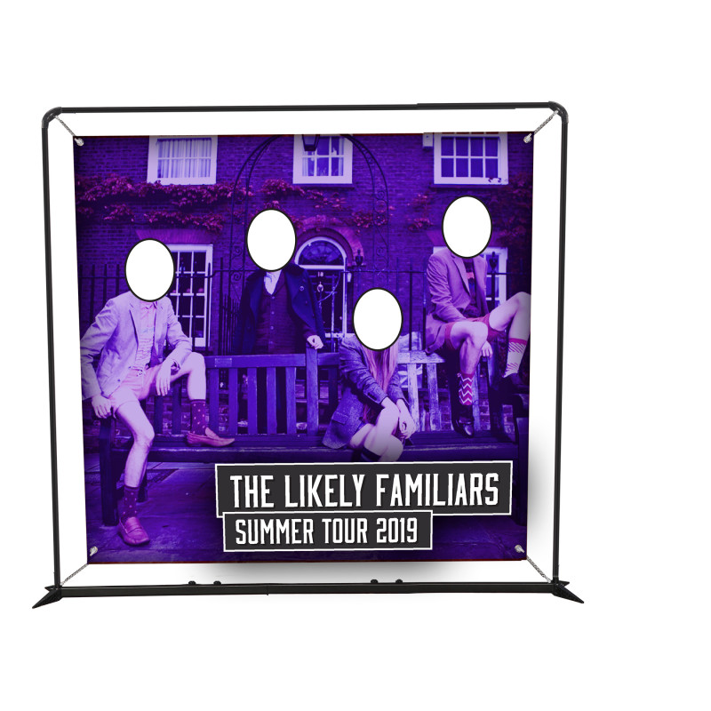 8.5ft SmartFit Barrier Display - Face Cutout